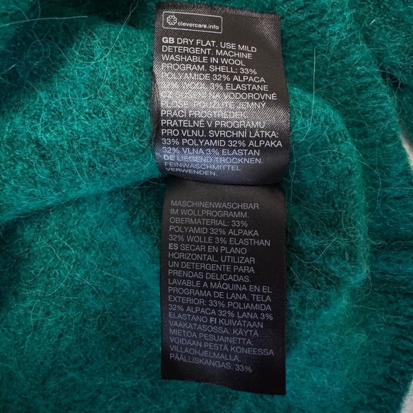 & Other Stories Green Knit Top In Size Small - Picture 10 of 10